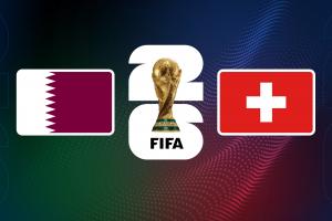 世界杯-卡塔尔vs瑞士首发:阿菲夫、扎卡、恩博洛、阿坎吉先发